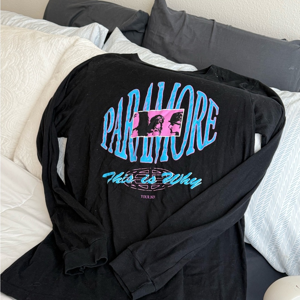 Black Paramore Long Sleeve Shirt
